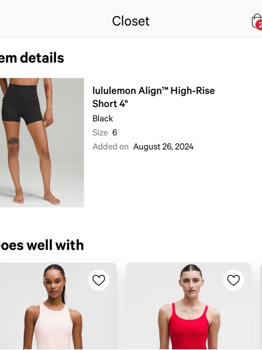 lululemon athletica Black High-Rise Athletic Shorts - Picture 4 of 4